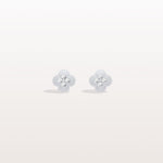Lab Diamond Four Leaf Clover Studs Earrings - Earrings