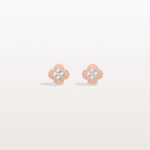 Lab Diamond Four Leaf Clover Studs Earrings - Earrings