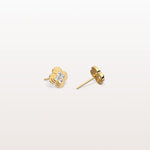 Lab Diamond Four Leaf Clover Studs Earrings - Earrings
