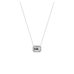 2CT Lab Grown Diamond Bezel Set Pendant Neckalce In 14K Solid Gold/Platinum - Necklaces