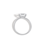 Minimalist Radiant Cut 1CT Lab Diamond Engagement Ring - Rings