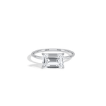 Minimalist Radiant Cut 2CT Lab Diamond Engagement Ring - Rings