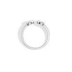 0.29CTW Lab Diamond Open Wedding Ring - 