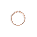 0.27CTW Lab Diamond Open Wedding Band - 