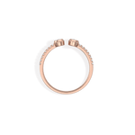 0.25CTW Lab Diamond Open Wedding Band - 