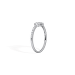 0.25CTW Lab Diamond Open Wedding Band - 