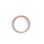 0.26CTW Half Eternity Stackable Ring - 