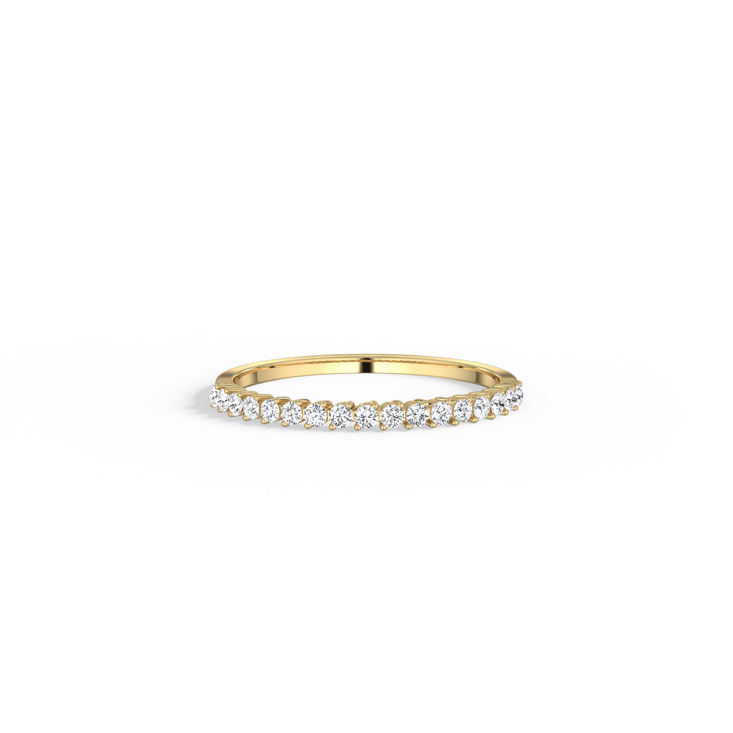 0.26CTW Half Eternity Stackable Ring - 