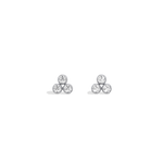Lab - Grown Diamond Trio Stud Earrings in 14K Solid Gold - 