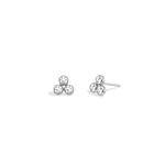 Lab - Grown Diamond Trio Stud Earrings in 14K Solid Gold - 