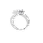 Lab Grown Diamond Halo Promise Ring - 