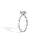 Lab Grown Diamond Halo Promise Ring - 