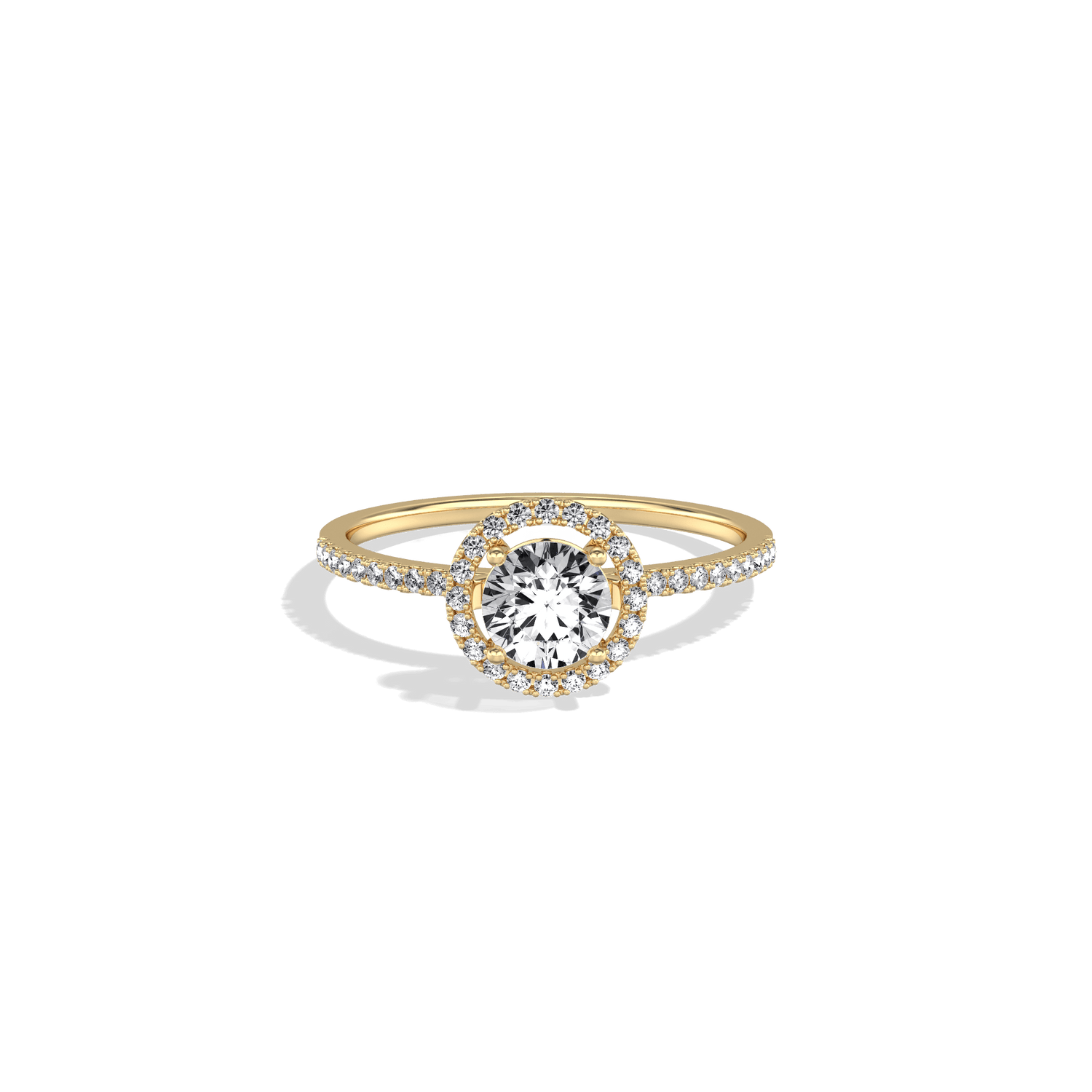 Lab Grown Diamond Halo Promise Ring - 