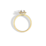 Lab Grown Diamond Halo Promise Ring - 