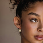 1CTW Lab Diamond Pave Dangling Disc Earrings - Earrings