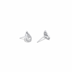 0.21CTW Lab Diamond Teardrop Earrings - 