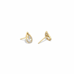 0.21CTW Lab Diamond Teardrop Earrings - 