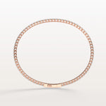 3.35CTW VVS Lab Grown Diamond Full Eternity 7 Inches Flexible Bangle - Bracelets