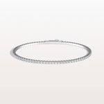 2.78CTW VVS Lab Grown Diamond Full Eternity 7 Inches Flexible Bangle - Bracelets