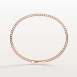 2.78CTW VVS Lab Grown Diamond Full Eternity 7 Inches Flexible Bangle - Bracelets
