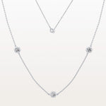 Stunning Lab Grown Diamond Screw Shape Necklace In 14K Solid Gold/Platinum - Necklaces