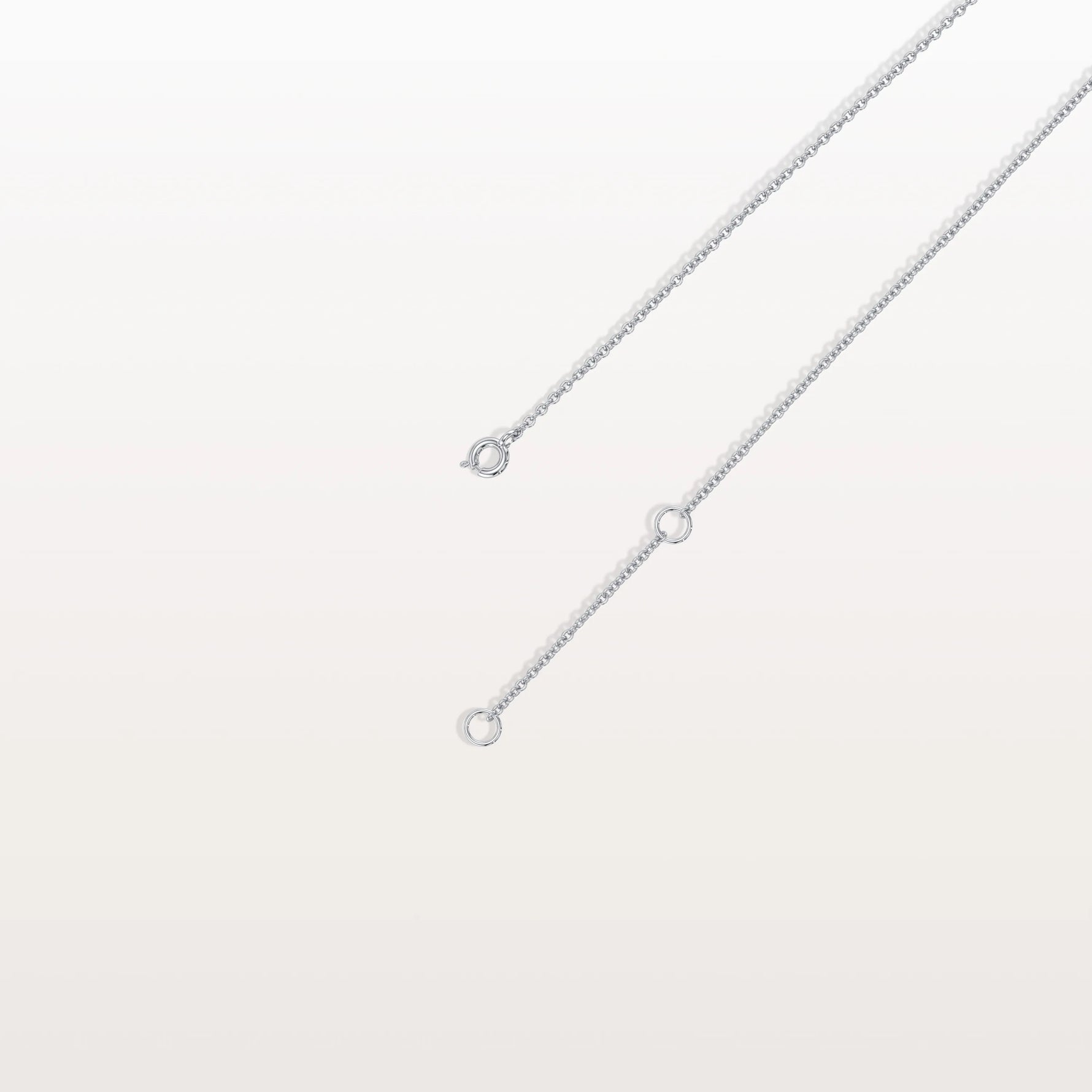 Stunning Lab Grown Diamond Screw Shape Necklace In 14K Solid Gold/Platinum - Necklaces