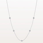 Stunning Lab Grown Diamond Screw Shape Necklace In 14K Solid Gold/Platinum - Necklaces