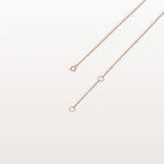 Stunning Lab Grown Diamond Screw Shape Necklace In 14K Solid Gold/Platinum - Necklaces