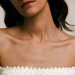 Stunning Lab Grown Diamond Screw Shape Necklace In 14K Solid Gold/Platinum - Necklaces