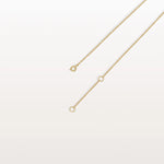 Stunning Lab Grown Diamond Screw Shape Necklace In 14K Solid Gold/Platinum - Necklaces