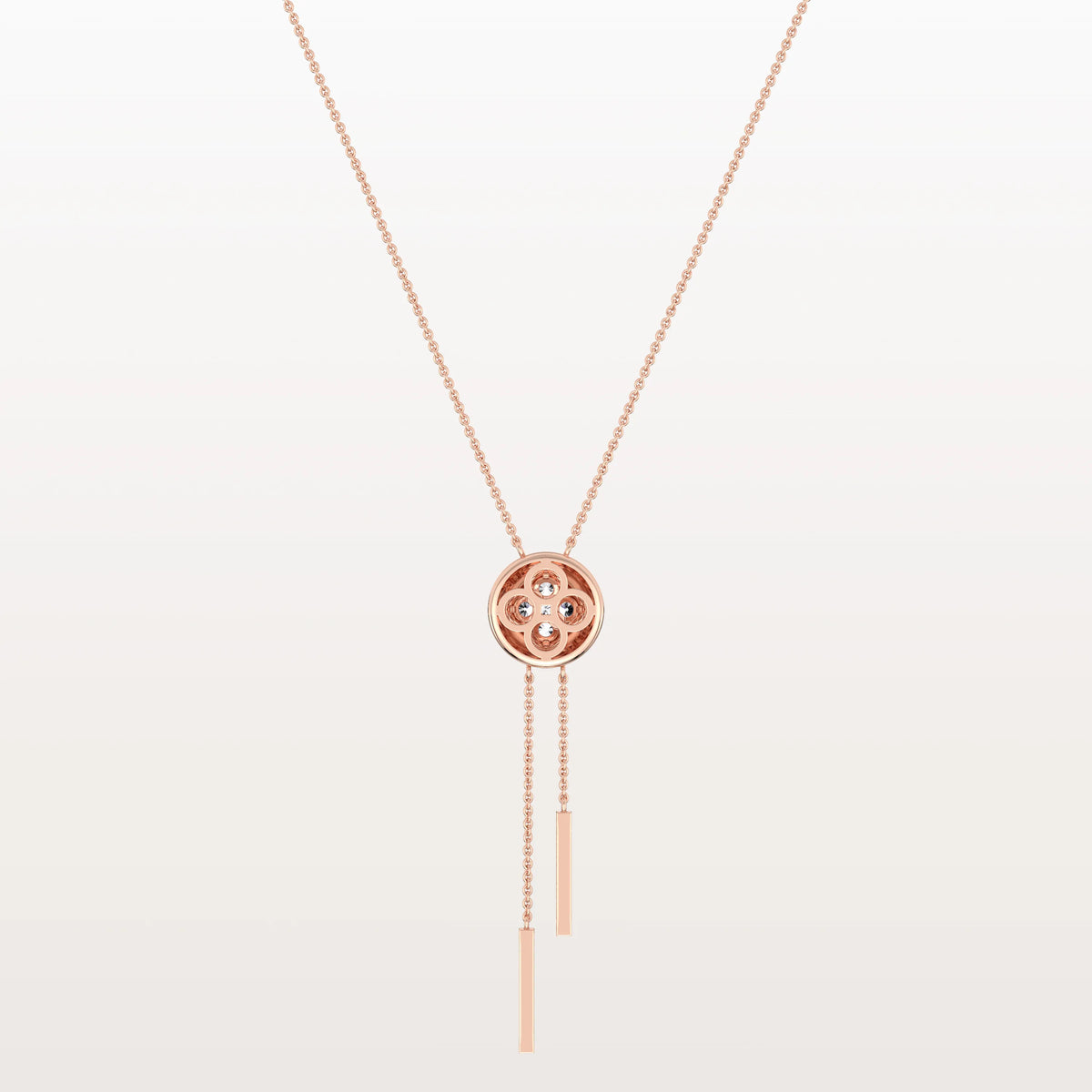 Lab Grown Diamond Ball Pendant Y Necklace In 14K Solid Gold/Platinum - Necklaces