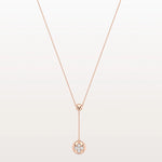 Lab Grown Diamond Ball Pendant Drop Necklace In 14K Solid Gold/Platinum - Necklaces