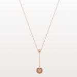 Lab Grown Diamond Ball Pendant Drop Necklace In 14K Solid Gold/Platinum - Necklaces