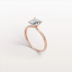1CT Round Lab Grown Diamond Ring In 14K Gold - Rings