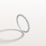 Lab Diamond Milgrain Stackable Anniversary Ring - Rings