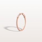 Lab Diamond Milgrain Stackable Anniversary Ring - Rings