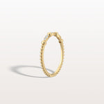 Lab Diamond Milgrain Stackable Anniversary Ring - Rings
