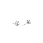 1CTW Radiant Cut Lab Diamond Octagon Stud Earring - Earrings
