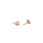 1CTW Radiant Cut Lab Diamond Octagon Stud Earring - Earrings
