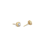 1CTW Radiant Cut Lab Diamond Octagon Stud Earring - Earrings