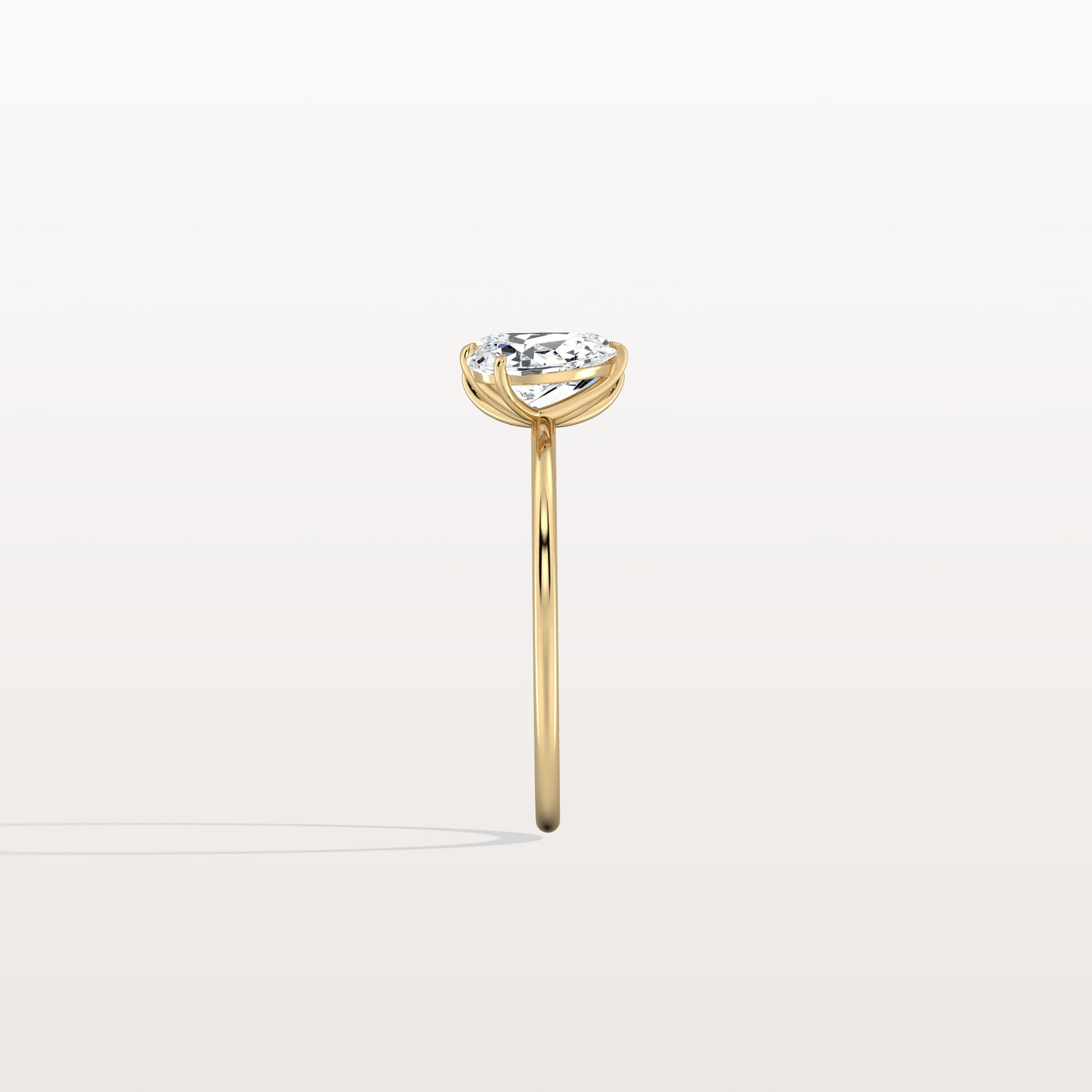 2CTW Lab Grown Diamond Toi Et Moi Engagement Ring In 14K Solid Gold/Platinum - Rings