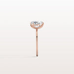 4CTW Lab Grown Diamond Toi Et Moi Engagement Ring In 14K Solid Gold/Platinum - Rings