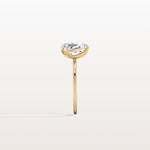 4CTW Lab Grown Diamond Toi Et Moi Engagement Ring In 14K Solid Gold/Platinum - Rings