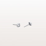 0.22CTW Lab Grown Diamond Octagon Shape Stud Earring - Earrings