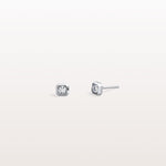 0.22CTW Lab Grown Diamond Octagon Shape Stud Earring - Earrings