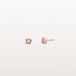 0.22CTW Lab Grown Diamond Octagon Shape Stud Earring - Earrings