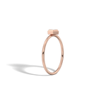Hexagon Lab Grown Diamond Fashion Ring in 14K Solid Gold/Platinum - Rings