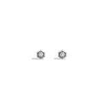 Lab Grown Diamond Hexagon Studs in 14K Solid Gold/Platinum - Earrings
