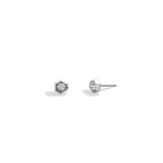Lab Grown Diamond Hexagon Studs in 14K Solid Gold/Platinum - Earrings