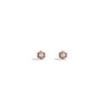 Lab Grown Diamond Hexagon Studs in 14K Solid Gold/Platinum - Earrings
